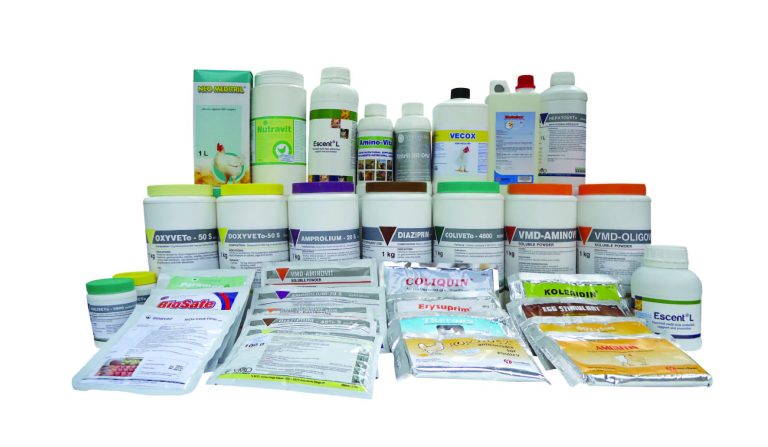 Range of soluble and liquid animal medicines