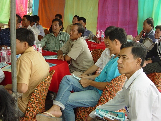 Training session in Battambang province