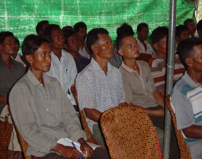 Training session in Kampong Speu province